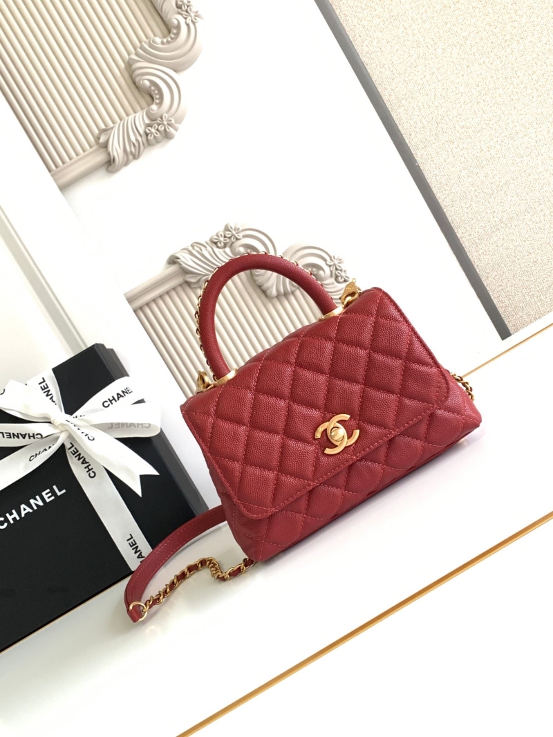Ch**el top handle bags